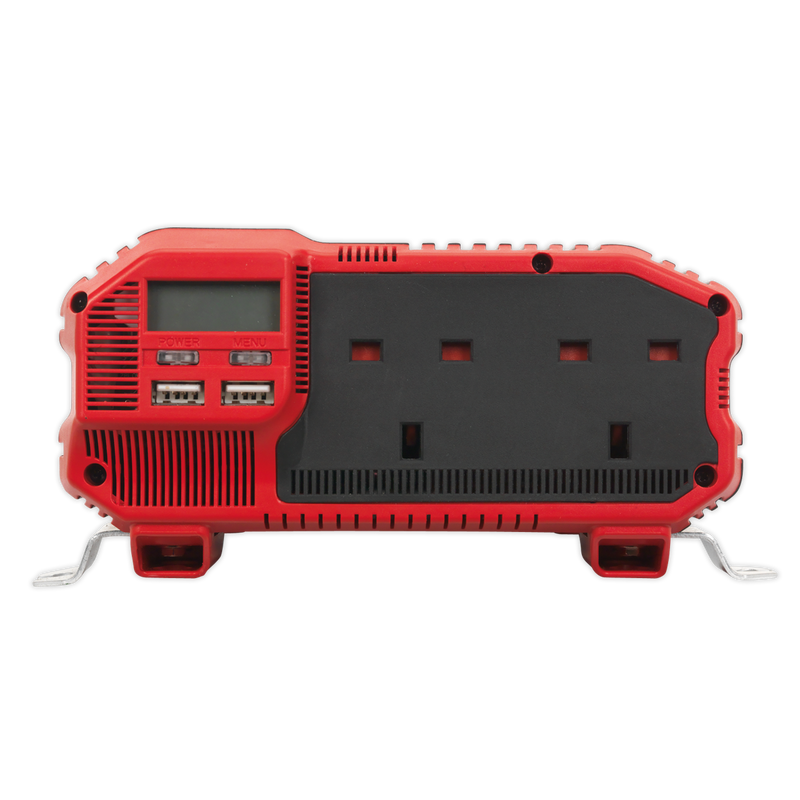 Sealey PI2000 2000W Power Inverter Modified Sine Wave 12V DC - 230V ~ 50Hz