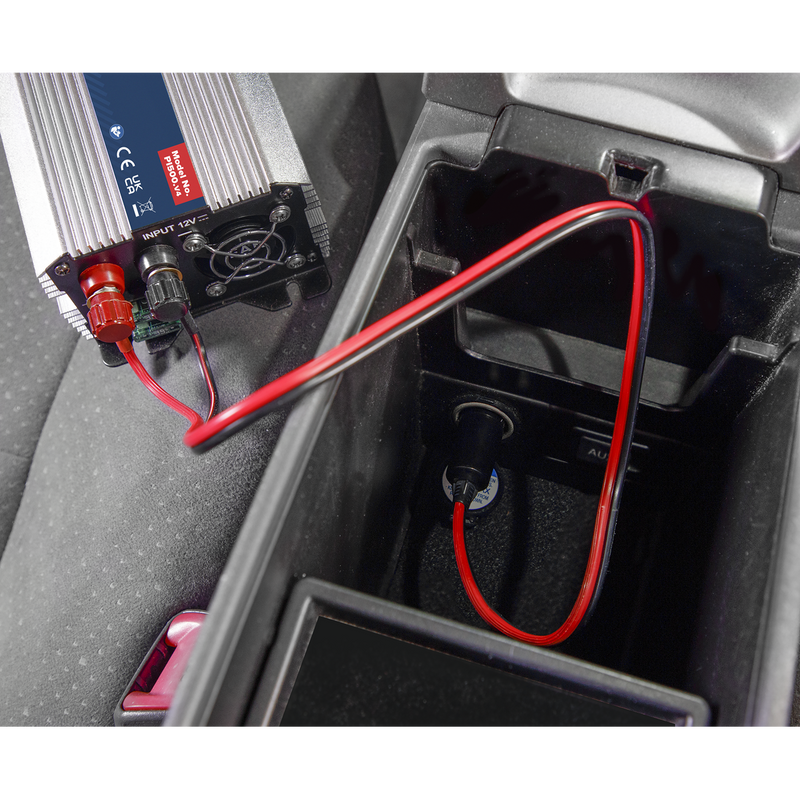 Sealey PI500 500W Power Inverter 12V DC - 230V~50Hz