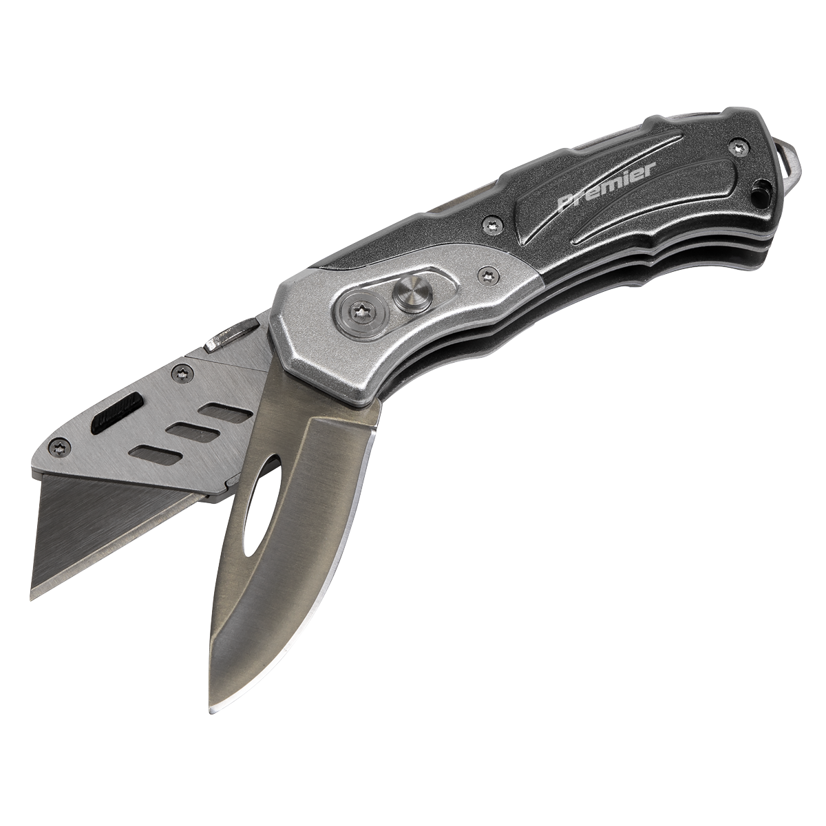 Sealey PK37 Locking Pocket Knife - Twin-Blade