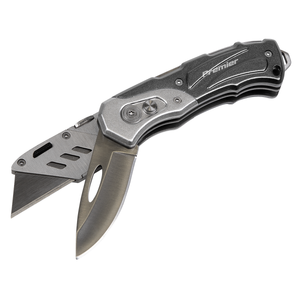 Sealey PK37 Locking Pocket Knife - Twin-Blade