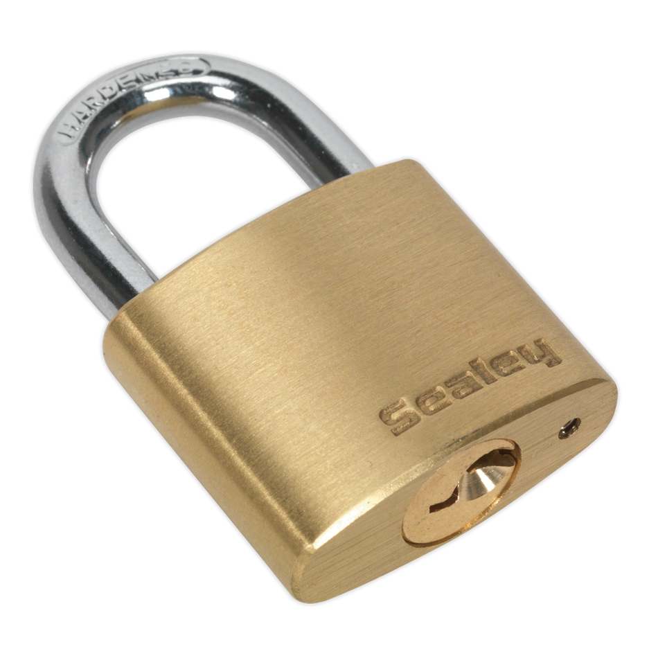 Sealey PL100 30mm Brass Body Padlock