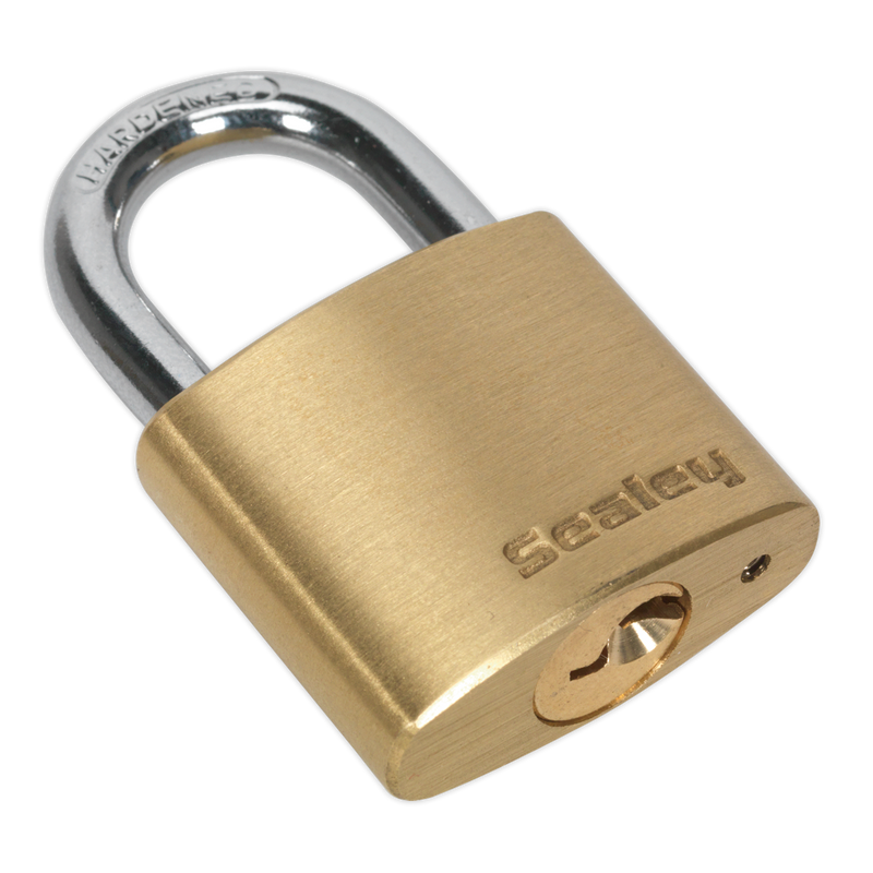 Sealey PL100 30mm Brass Body Padlock