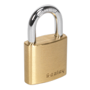 Sealey PL100 30mm Brass Body Padlock