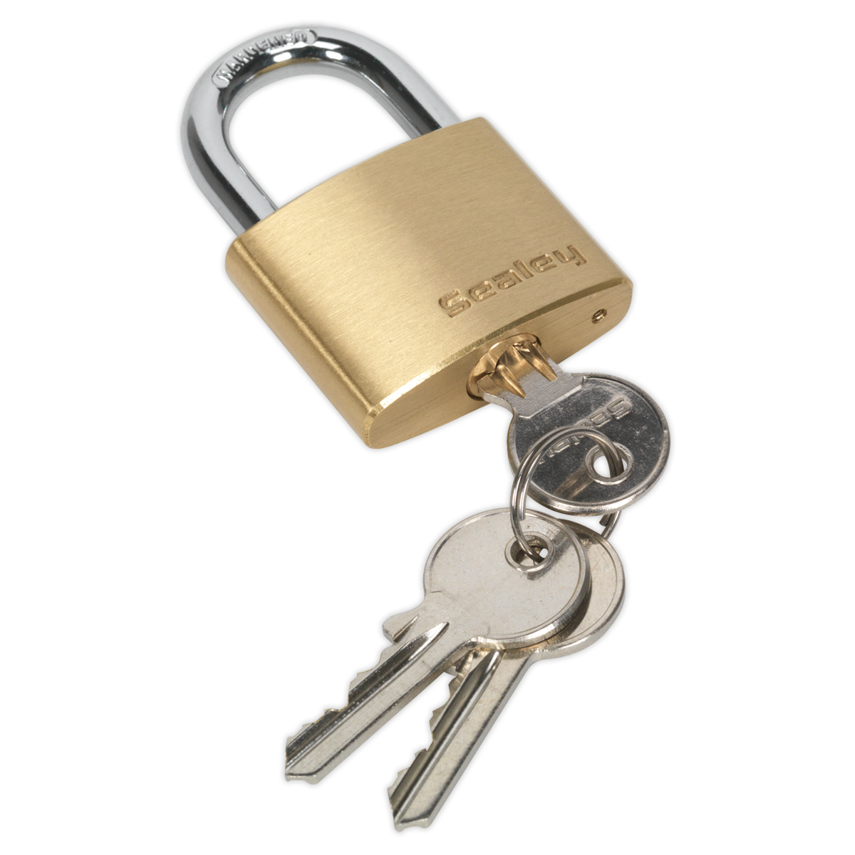 Sealey PL101 40mm Brass Body Padlock