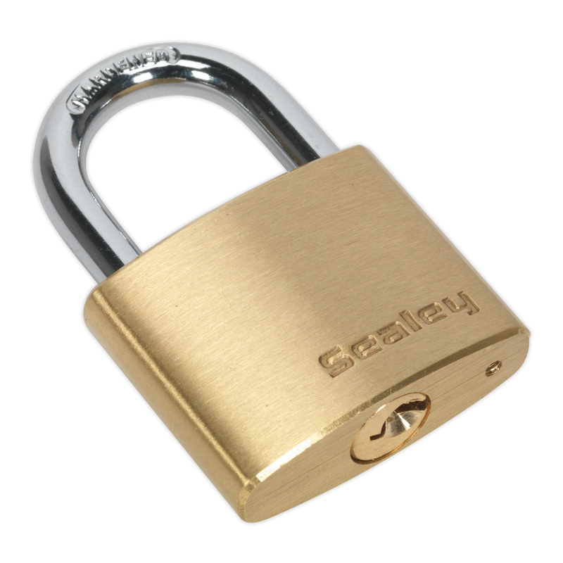 Sealey PL101 40mm Brass Body Padlock