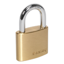 Sealey PL101 40mm Brass Body Padlock