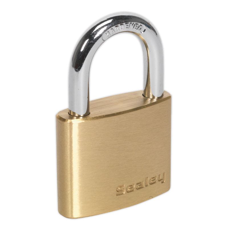 Sealey PL101 40mm Brass Body Padlock