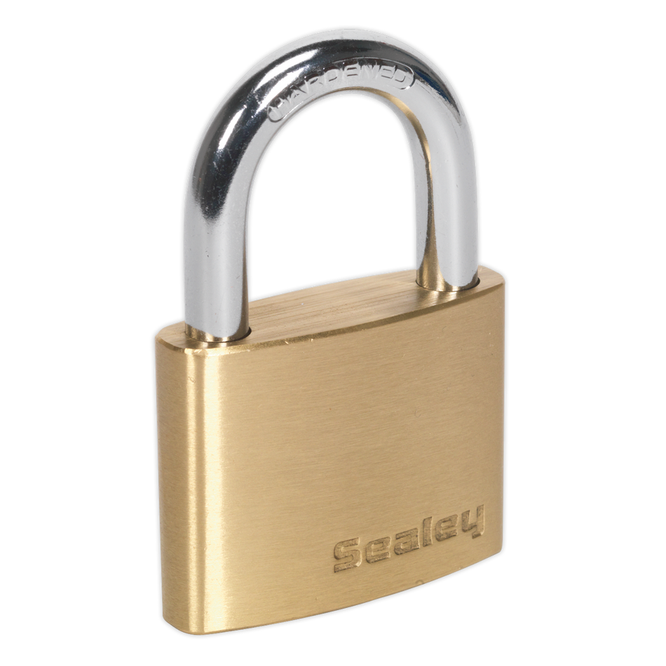 Sealey PL102 50mm Brass Body Padlock