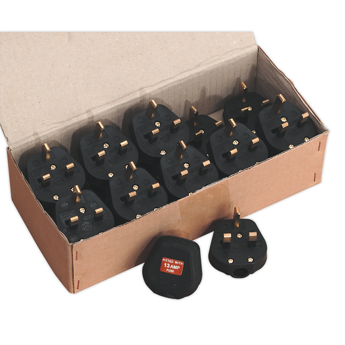 Sealey PL13/320 13A Plug - Pack of 20