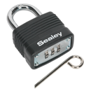 Sealey PL301C 40mm Steel Body Combination Padlock