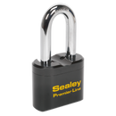Sealey PL603L 62mm Steel Body Combination Padlock Long Shackle
