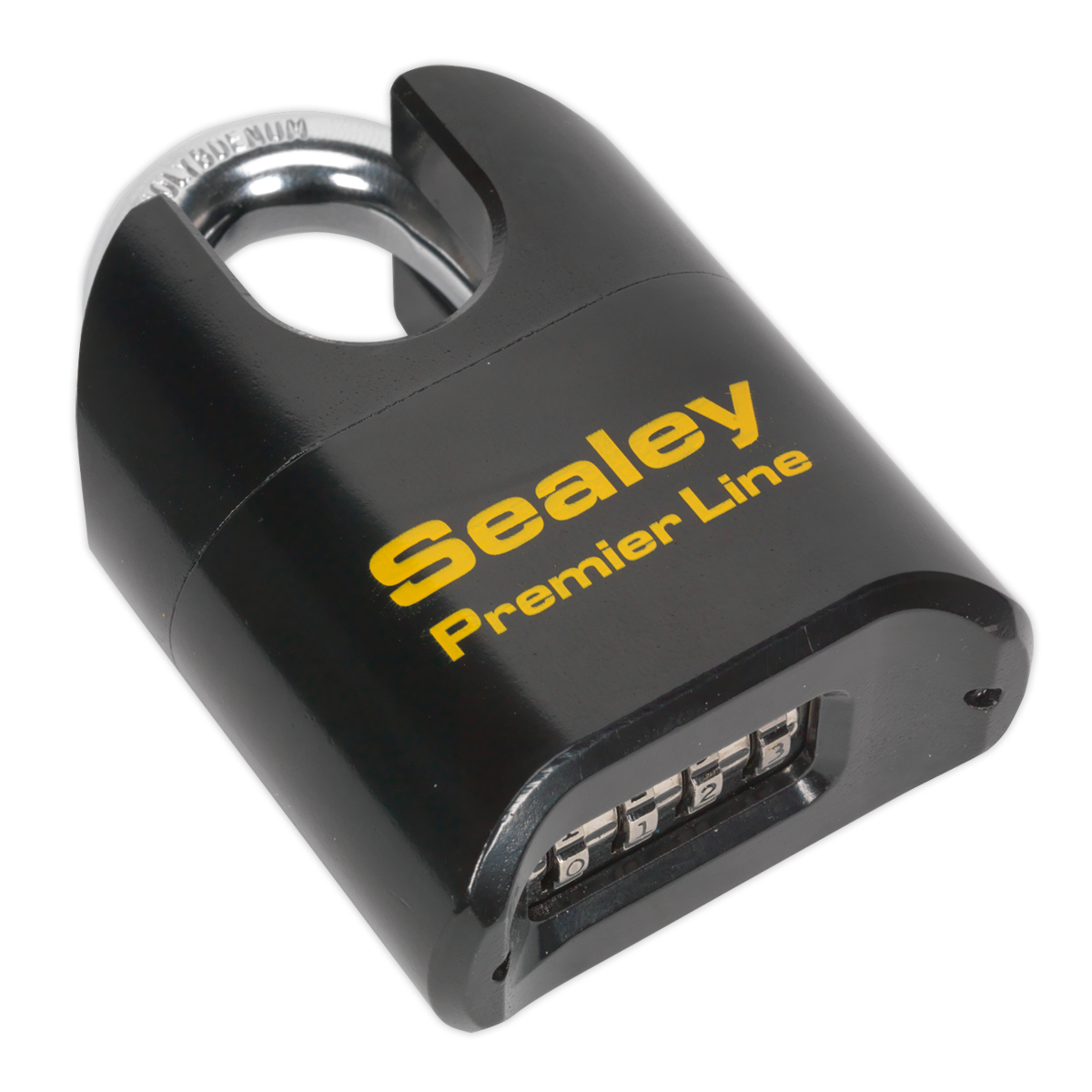 Sealey PL603S Steel Body Shrouded Shackle Combination Padlock