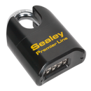 Sealey PL603S Steel Body Shrouded Shackle Combination Padlock