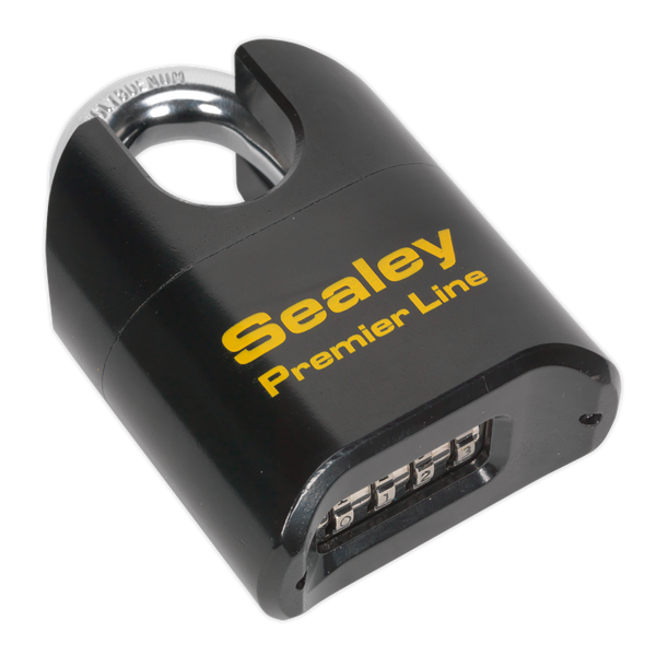 Sealey PL603S Steel Body Shrouded Shackle Combination Padlock