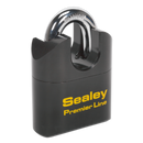 Sealey PL603S Steel Body Shrouded Shackle Combination Padlock