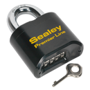 Sealey PL603 62mm Steel Body Combination Padlock