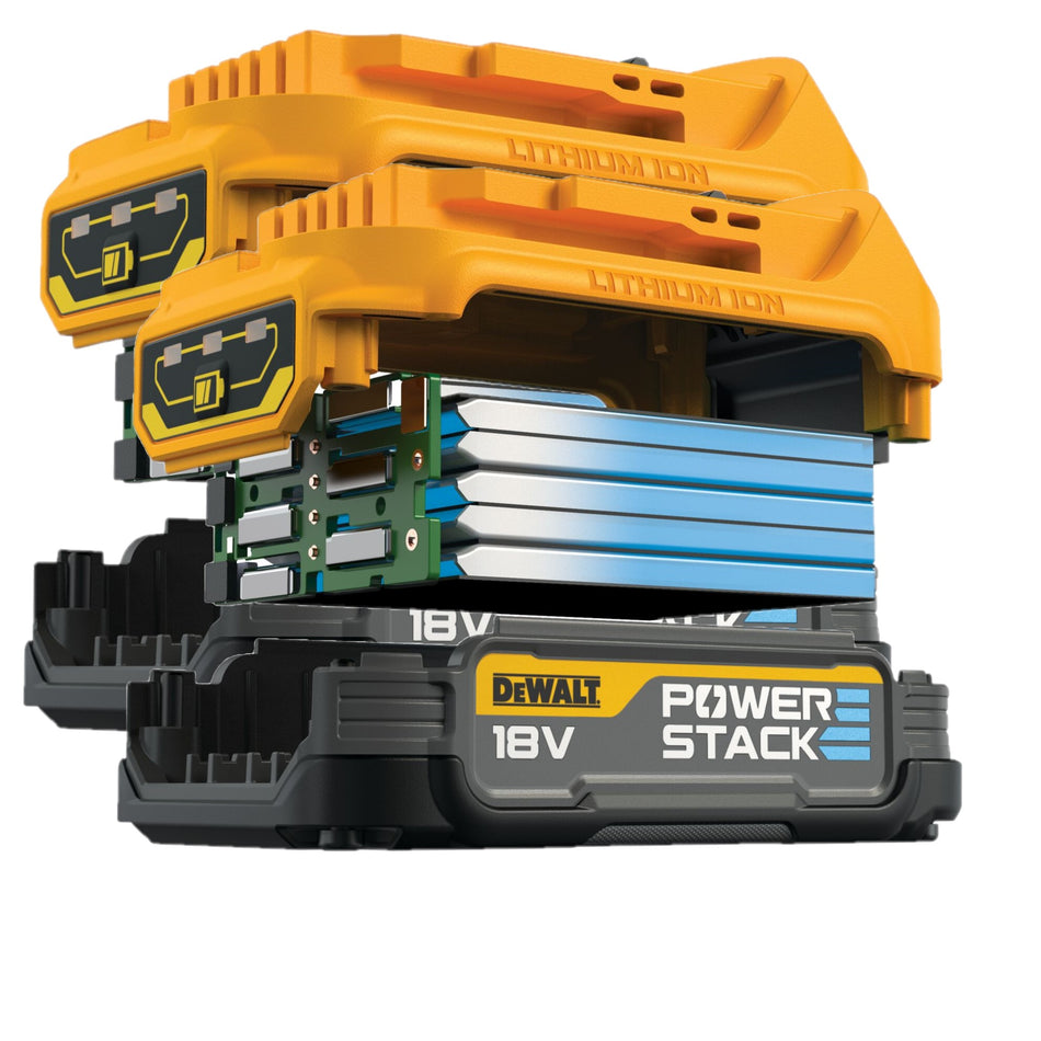 DeWalt DCBP034-XJ 18V XR 1.7Ah Powerstack Compact Battery Twin Pack