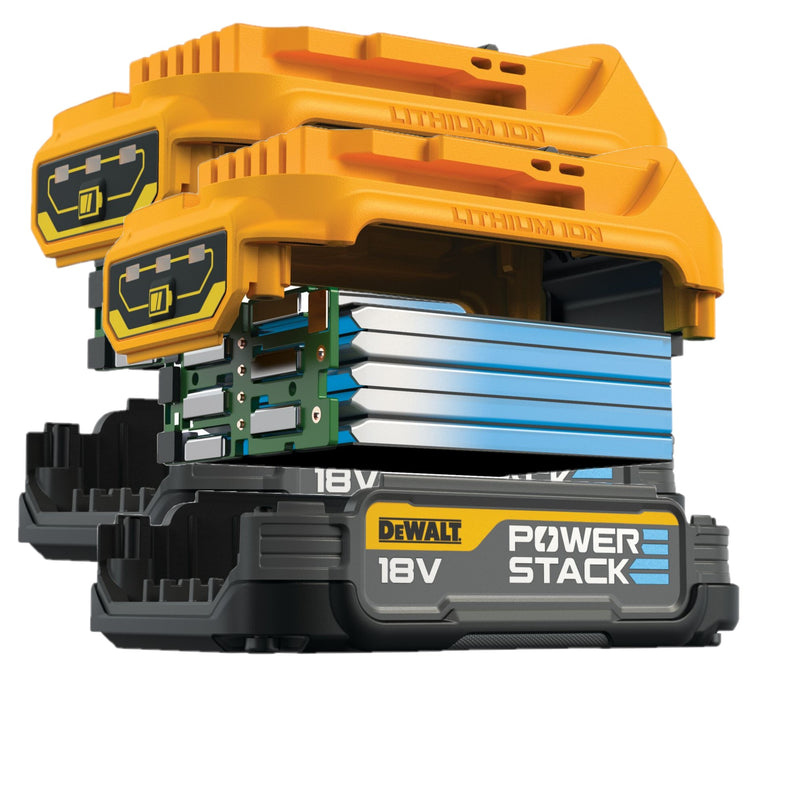 DeWalt DCBP034-XJ 18V XR 1.7Ah Powerstack Compact Battery Twin Pack