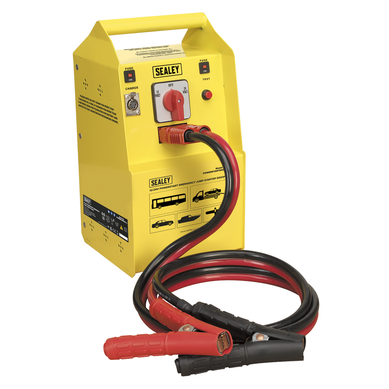 Sealey POWERSTART500 12/24V PowerStart Emergency Jump Starter 500hp