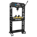 Sealey PPF501S Viking Air/Hydraulic Press 50 Tonne Floor Type with Sliding Ram and Foot Pedal