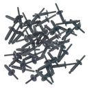 Sealey PR002 6.3 x 25.2mm Plastic Rivet - Pack of 50