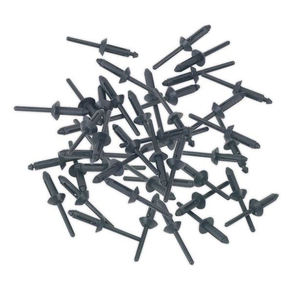 Sealey PR003 5 x 15.8mm Plastic Rivet - Pack of 50