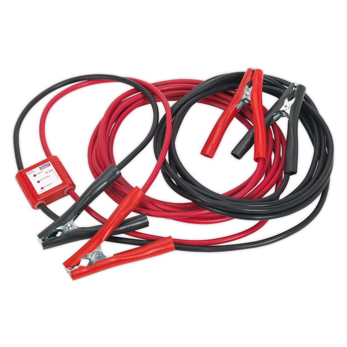 Sealey PROJ/12/24 12/24V 450A ProJump Booster Cables 7m with Electronics Protection