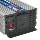 Sealey PSI1000 1000W Pure Sine Wave Power Inverter 12V DC - 230V ~ 50Hz