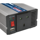 Sealey PSI300 300W Pure Sine Wave Power Inverter 12V DC - 230V ~ 50Hz