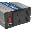 Sealey PSI600 600W Pure Sine Wave Power Inverter 12V DC - 230V ~ 50Hz
