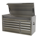 Sealey PTB104008SS 8 Drawer 1055mm Stainless Steel Heavy-Duty Topchest