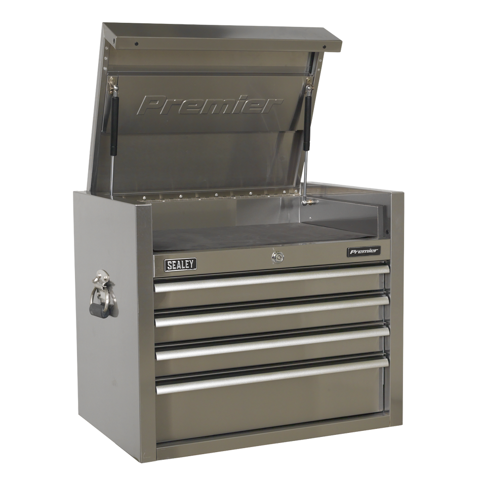 Sealey PTB66004SS 4 Drawer 675mm Stainless Steel Heavy-Duty Topchest