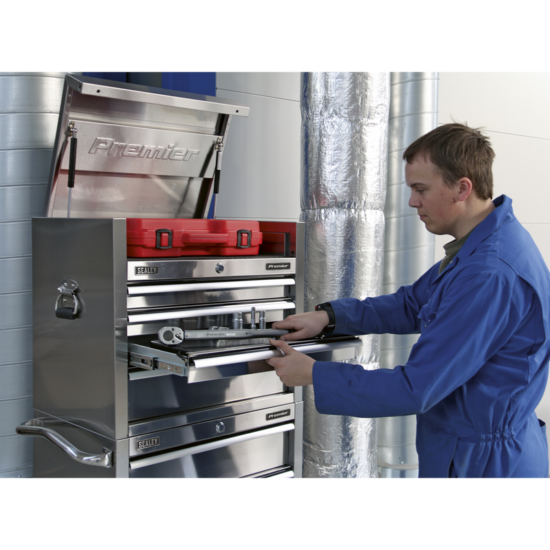 Sealey PTB66004SS 4 Drawer 675mm Stainless Steel Heavy-Duty Topchest