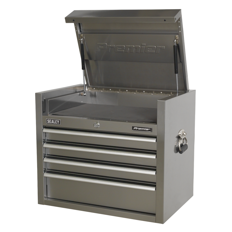 Sealey PTB66004SS 4 Drawer 675mm Stainless Steel Heavy-Duty Topchest