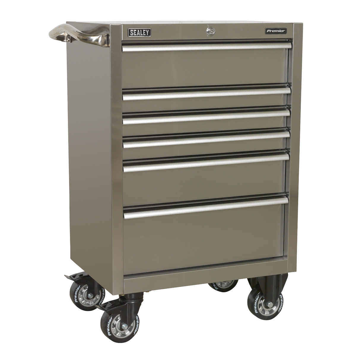 Sealey PTB67506SS 6 Drawer 675mm Stainless Steel Heavy-Duty Rollcab