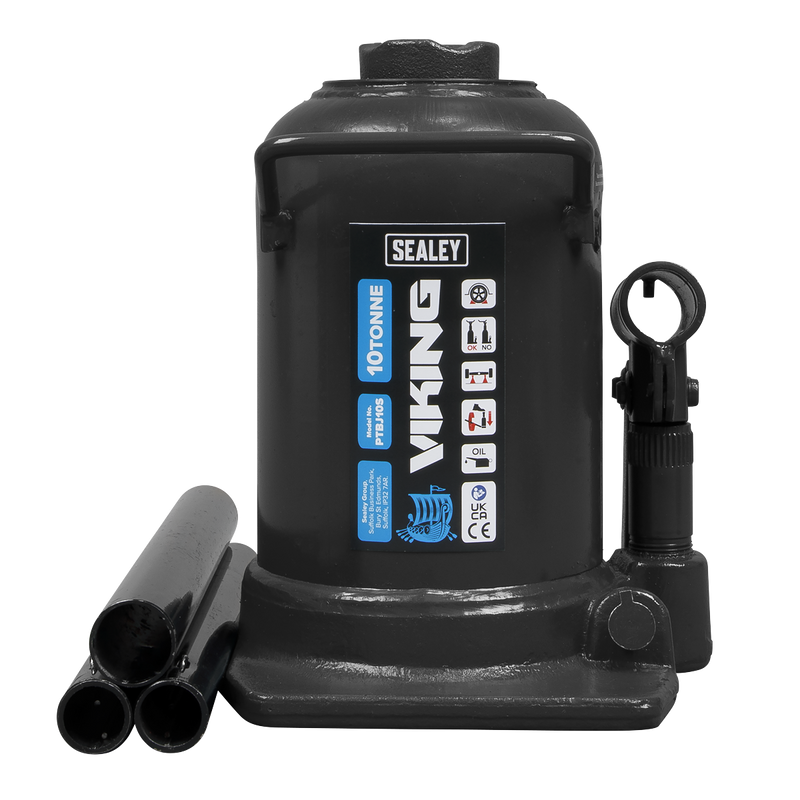 Sealey PTBJ10S Viking Telescopic Bottle Jack 10 Tonne