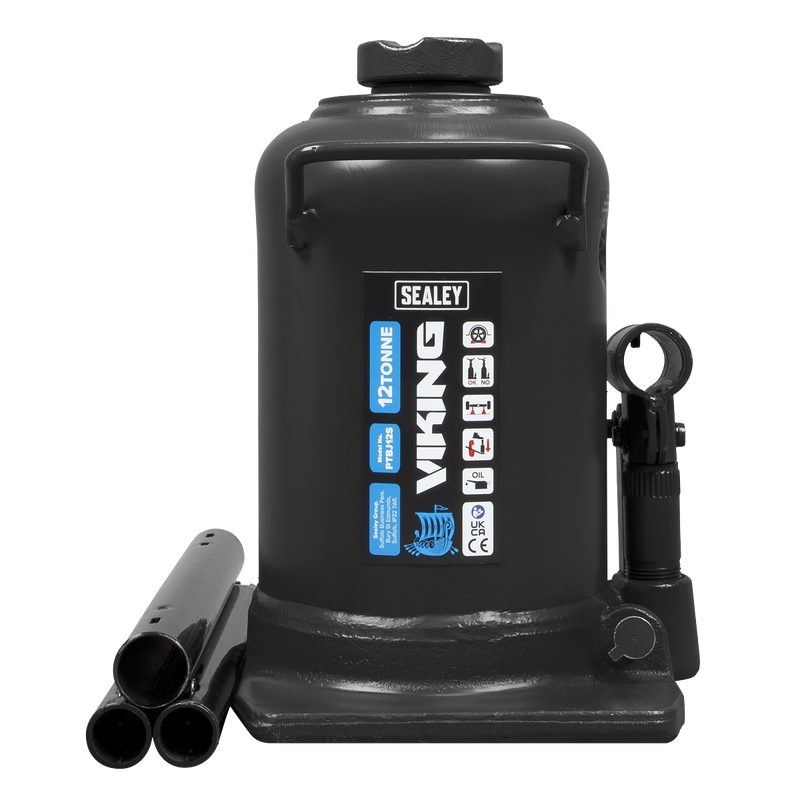 Sealey PTBJ12S Viking Telescopic Bottle Jack 12 Tonne
