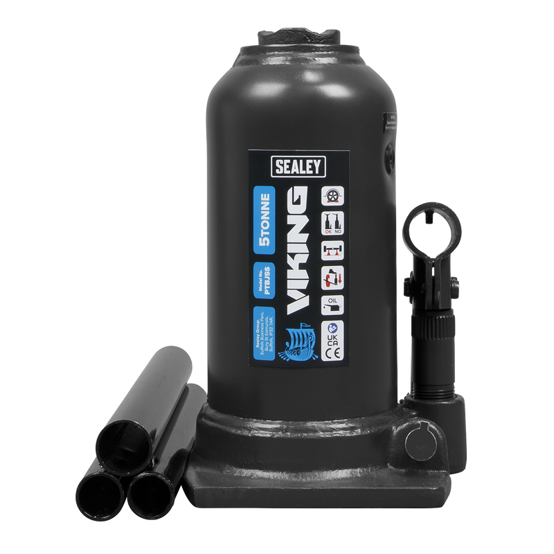 Sealey PTBJ5S Viking Telescopic Bottle Jack 5 Tonne