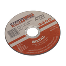 Sealey PTC11510CET 115 x 1.2mm Cutting Disc 22mm Bore - Pack of 10