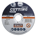 Sealey PTC/115CET 115 x 1.2mm Cutting Disc 22mm Bore