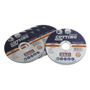 Sealey PTC/115CT5 115 x 1.6mm Cutting Disc 22mm Bore - Pack of 5