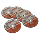 Sealey PTC/3C5 75 x 2mm Cutting Disc 10mm Bore - Pack of 5