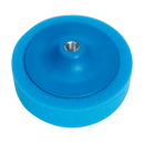 Sealey PTC/CH/5/8-B 150 x 50mm Buffing & Polishing Foam Head 5/8"UNC Blue/Medium