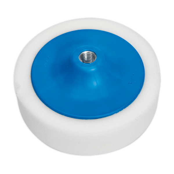 Sealey PTC/CH/5/8-W 150 x 50mm Buffing & Polishing Foam Head 5/8"UNC White/Dense