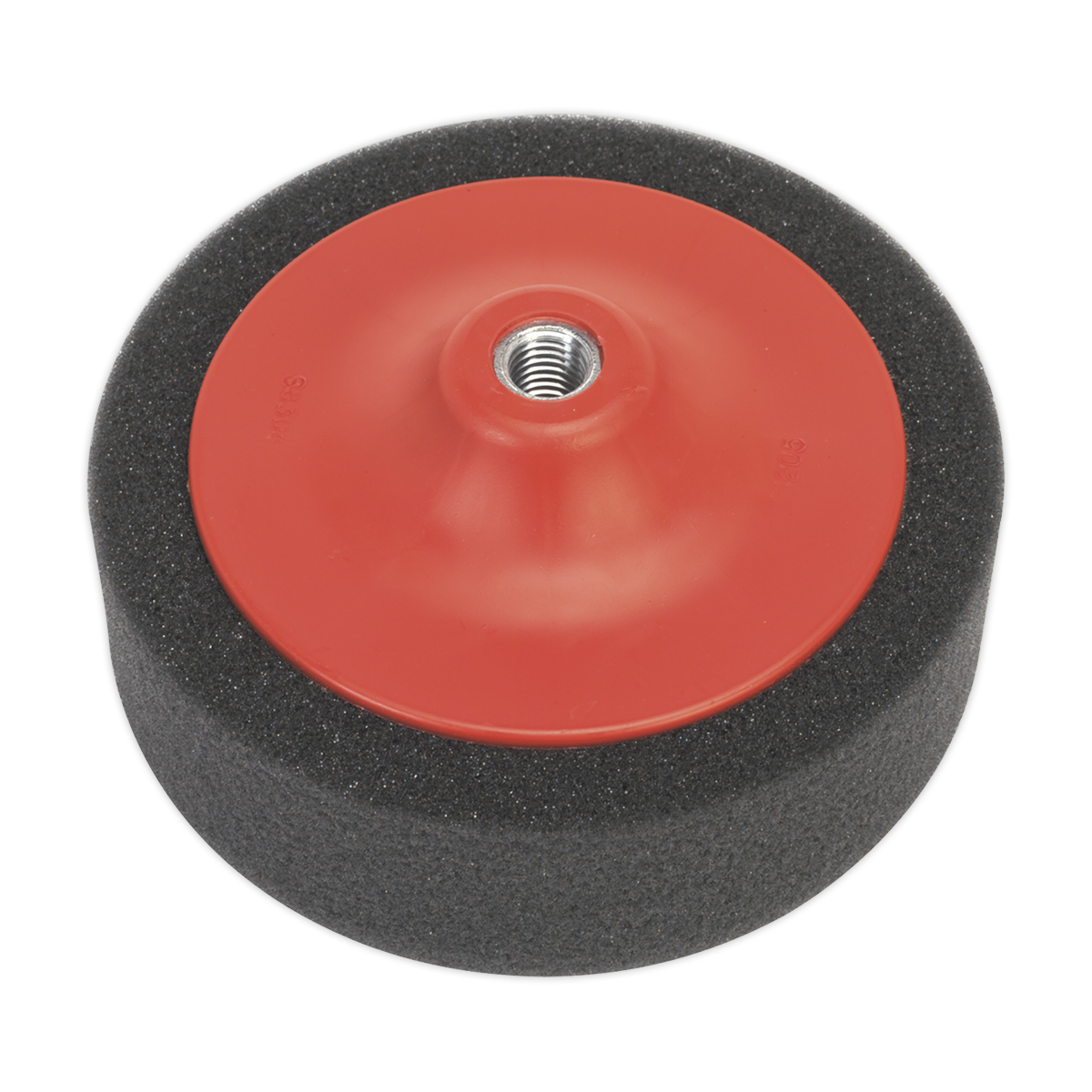 Sealey PTC/CH/M14-P 150 x 50mm Buffing & Polishing Foam Head M14 x 2mm Black/Soft