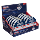 Sealey PTC11510CETD 115 x 1.2mm Metal Cutting Discs - Display Box 10 Packs of 10