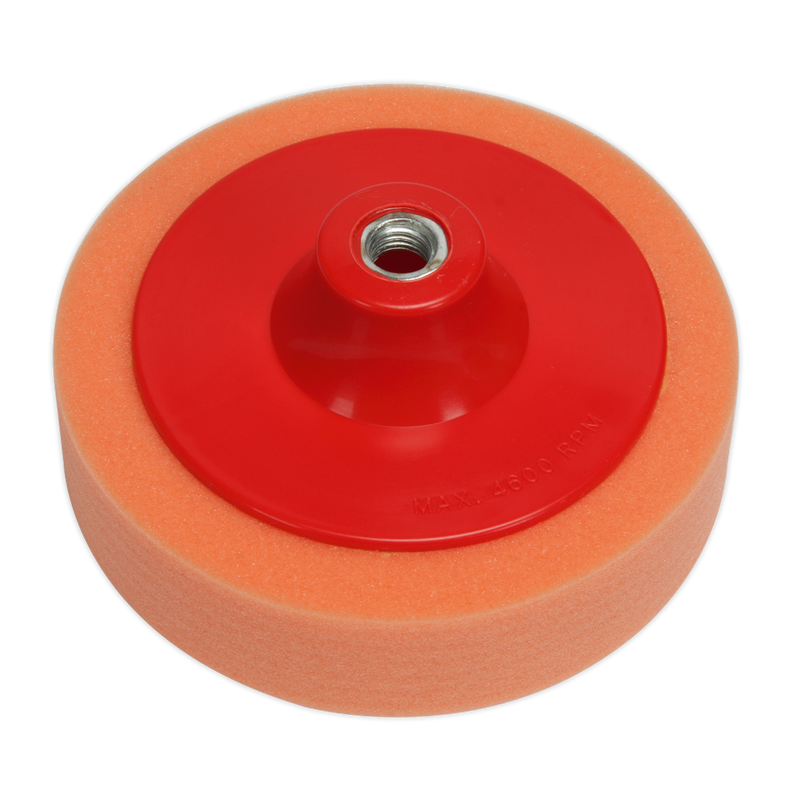 Sealey PTC150CHM 150mm Buffing & Polishing Foam Head M14 x 2mm - Medium