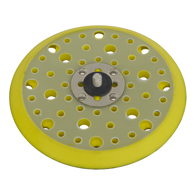 Sealey PTC150MH 150mm DA Dust-Free Multi-Hole Backing Pad for Hook-and-Loop Discs 5/16"UNF