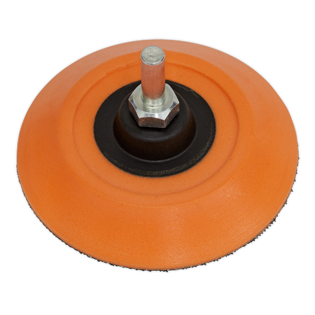 Sealey PTC75HLM 75mm Hook-and-Loop Backing Pad 6mm shaft