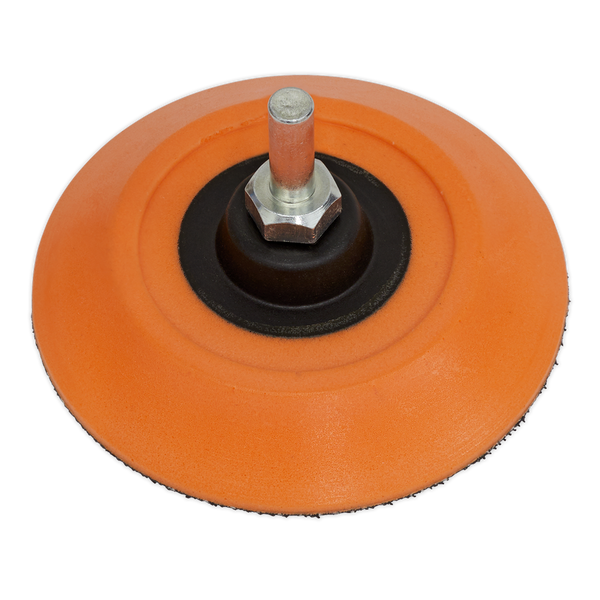 Sealey PTC75HLM 75mm Hook-and-Loop Backing Pad 6mm shaft
